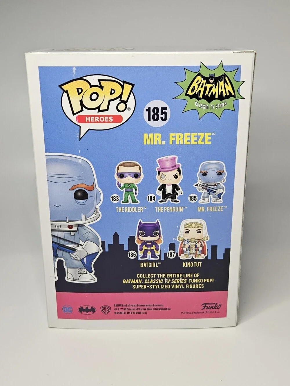 Funko Pop! DC Heroes Mr. Freeze Batman Classic TV '66 Series #185 Vinyl Figure